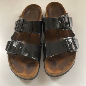 Patent Leather Birkenstock Sandals